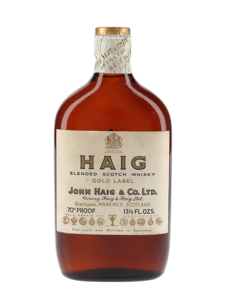 Haig's Gold Label Spring Cap Bottled 1950s 37.8cl / 40%