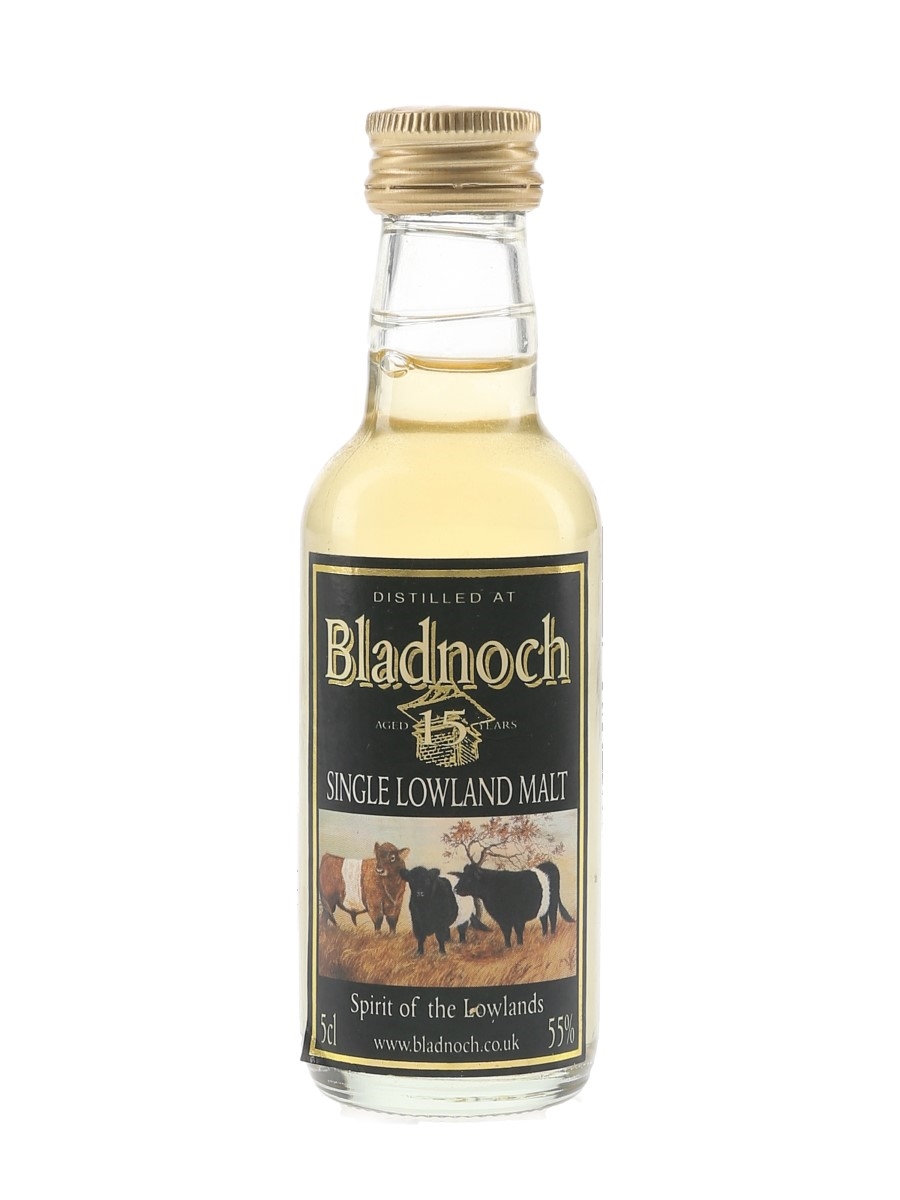 Bladnoch 15 Year Old Bottled 2000s 5cl / 55%
