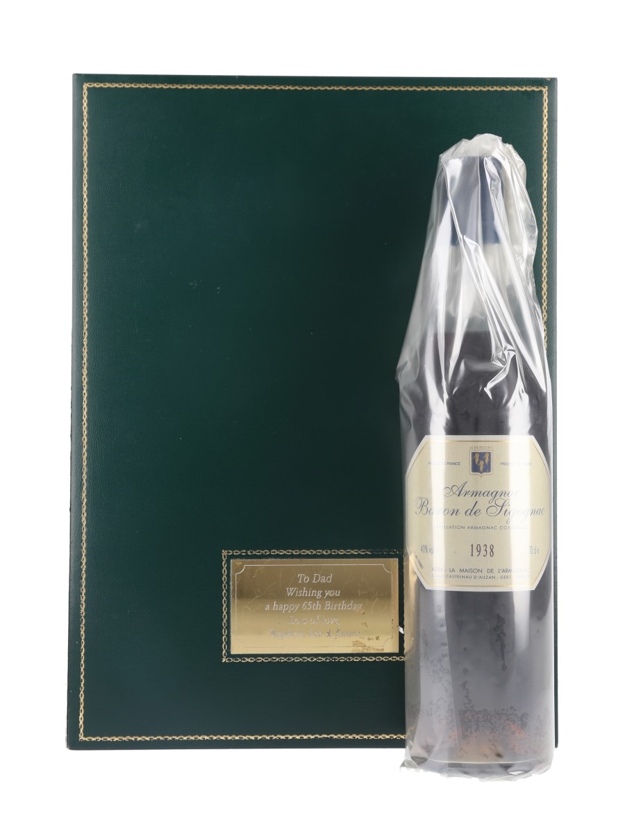 Baron De Sigognac 1938 Bas Armagnac Bottled 2002 70cl / 40%