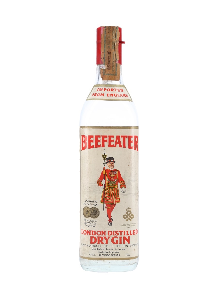 Beefeater London Dry Gin Bottled 1980s - Alfonso Ferrer 75cl / 47%