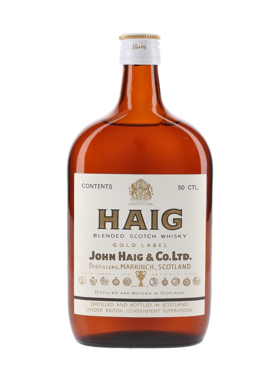 Haig Gold Label Bottled 1970s 50cl