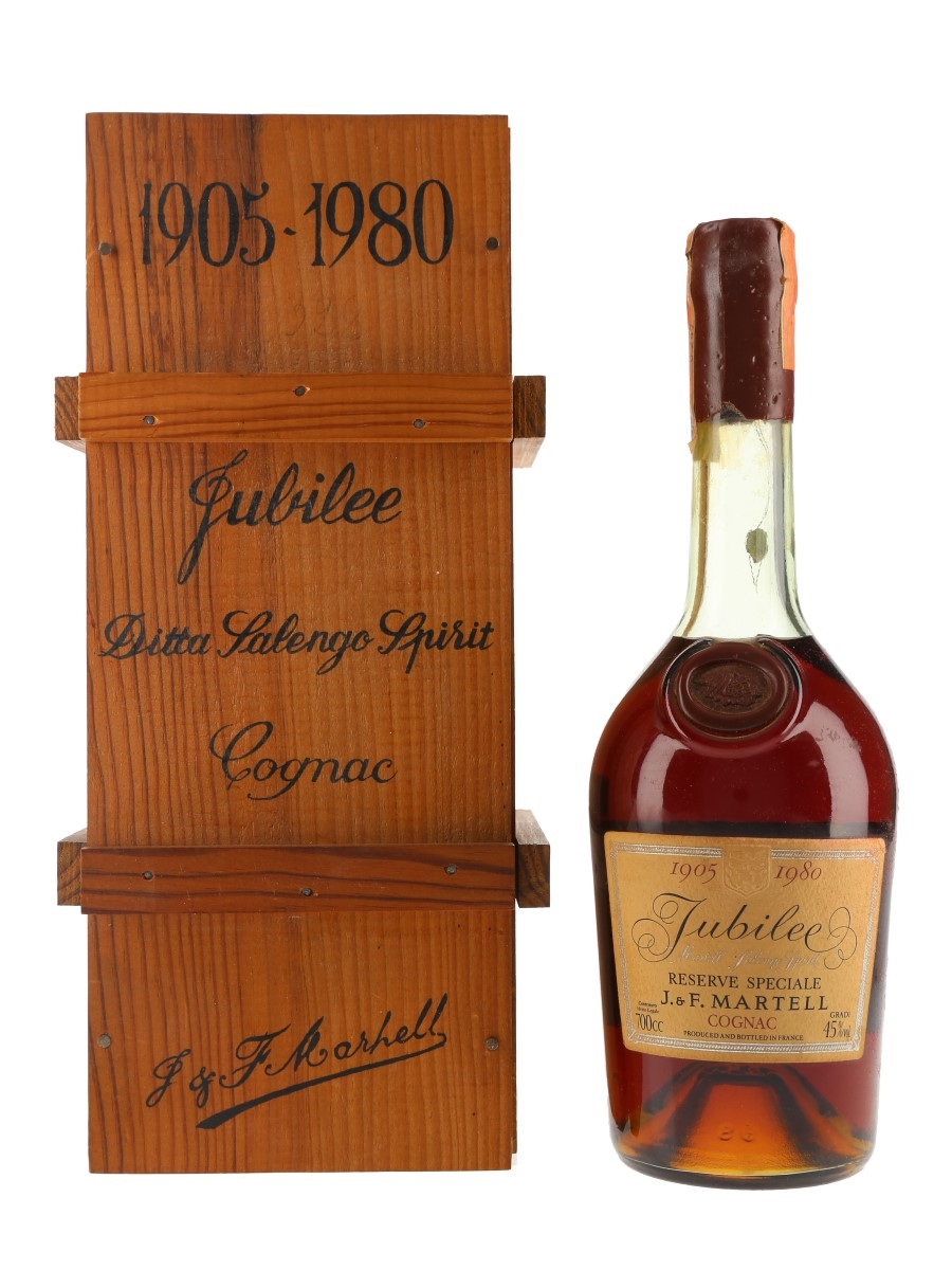 Martell Jubilee Cognac 1905-1980 Ditta Salengo Spirit 70cl / 45%