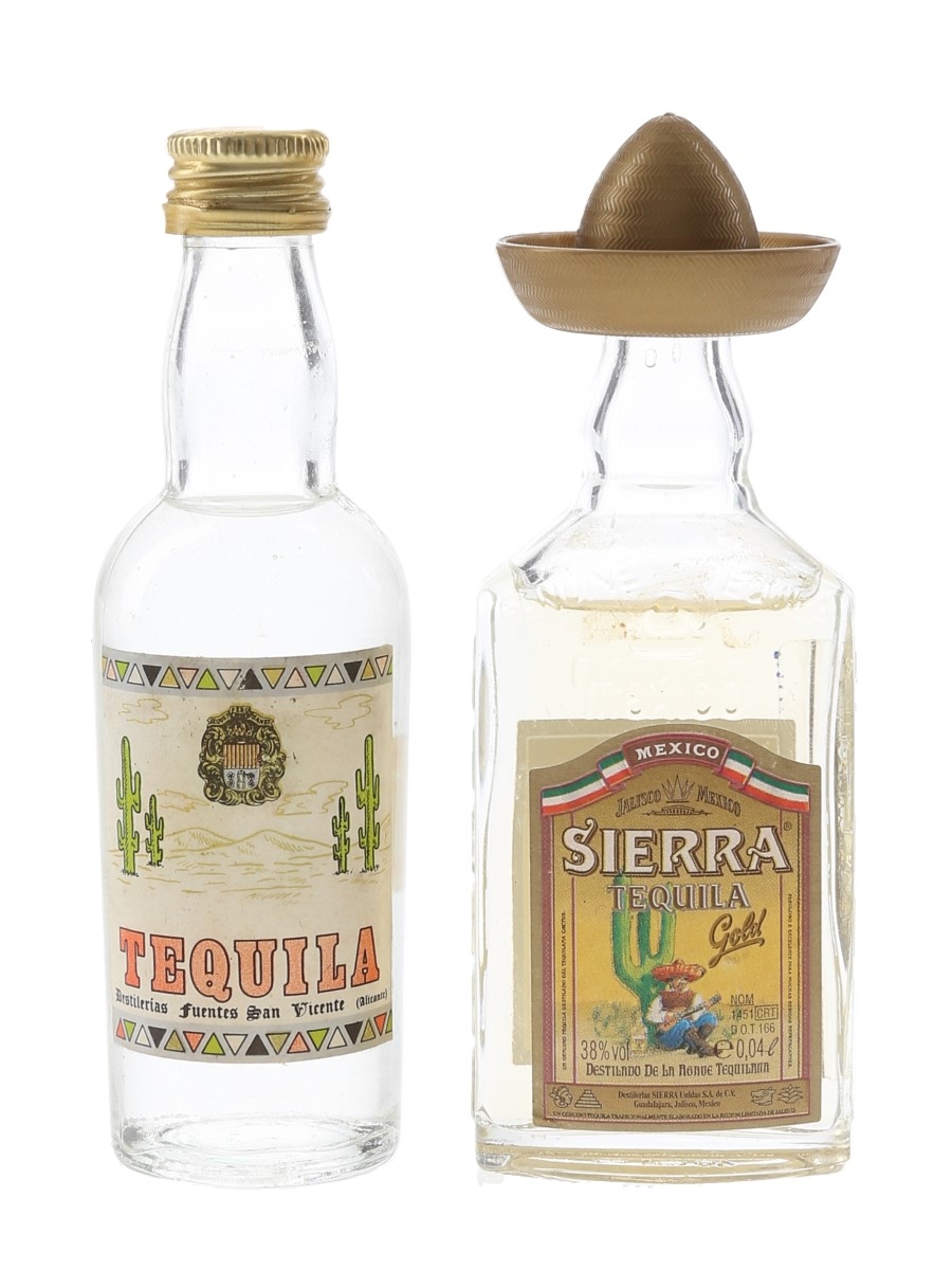 Fuentes San Vicente & Sierra Tequila  4cl & 5cl