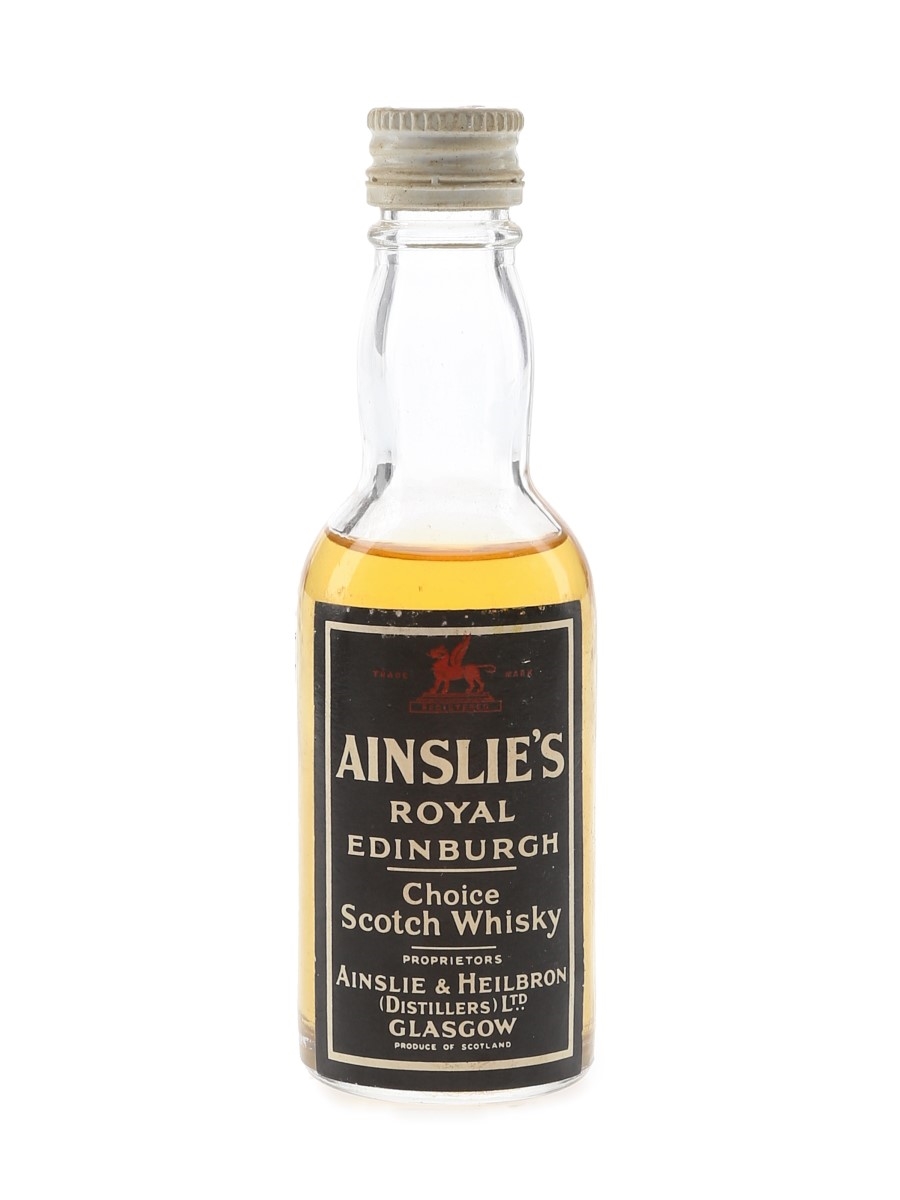 Ainslie's Royal Edinburgh Bottled 1970s 5cl