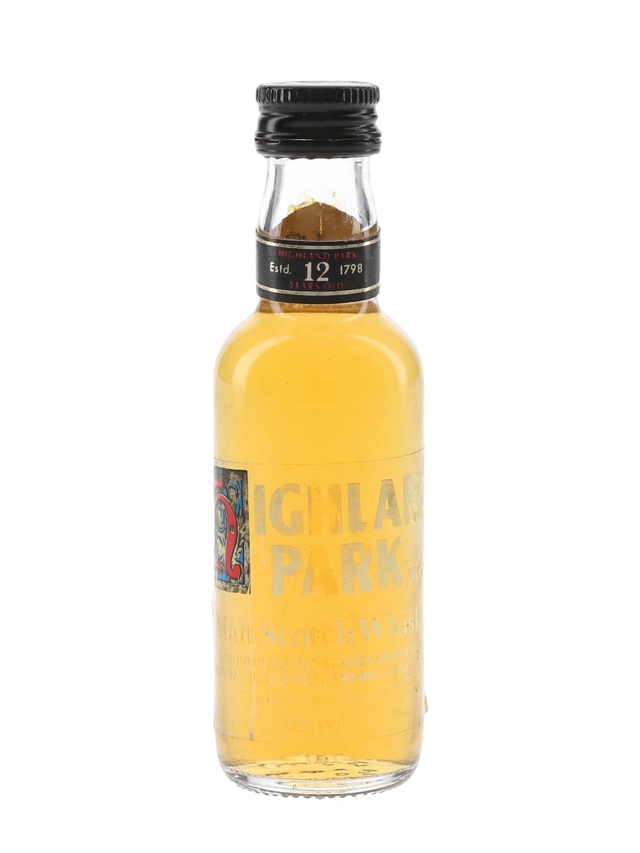 Highland Park 12 Year Old Bottled 1980s 5cl / 40%