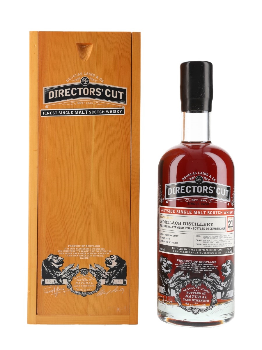 Mortlach 1992 21 Year Old Director's Cut Bottled 2013 - Douglas Laing 70cl / 56.7%