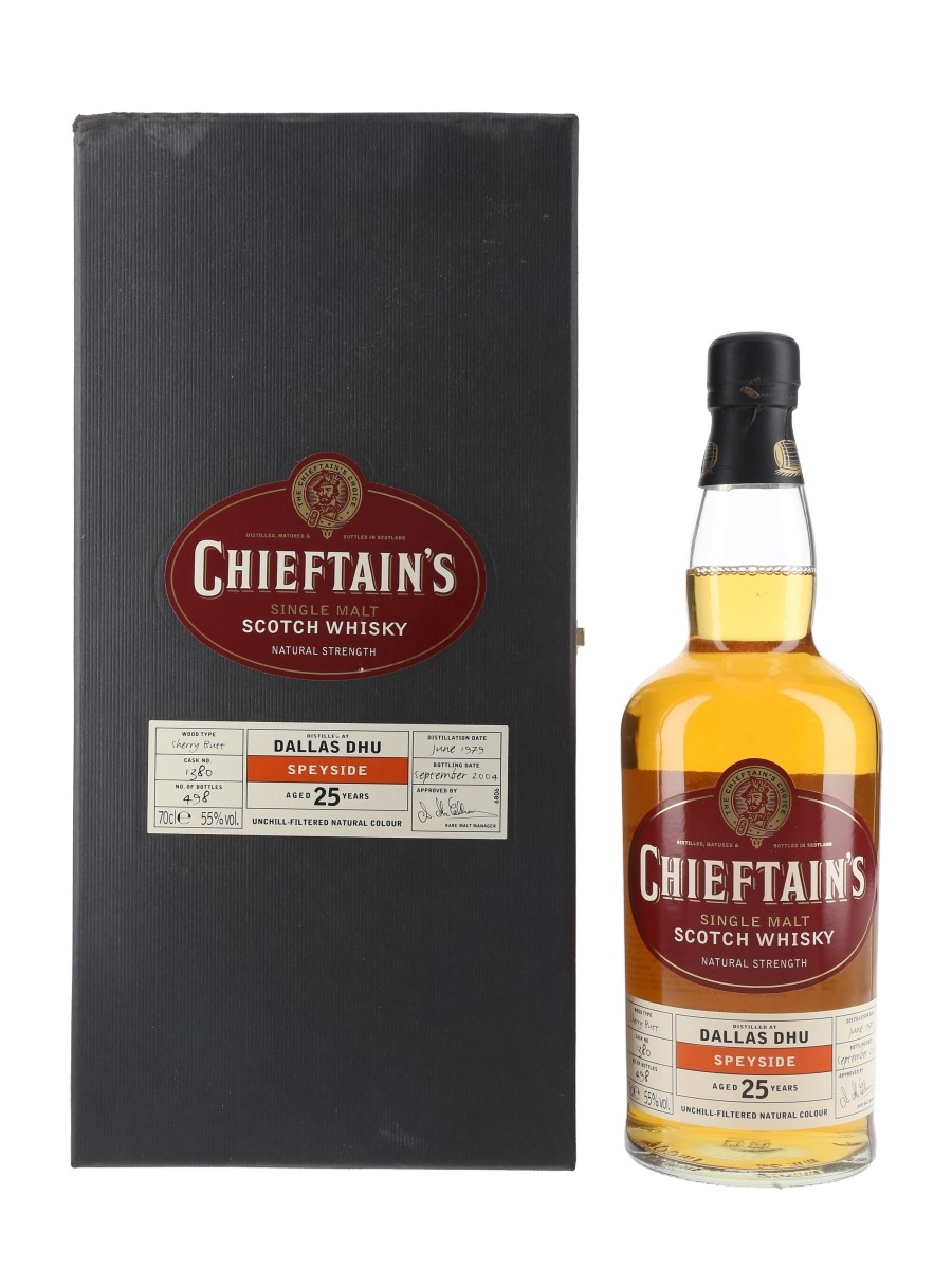 Dallas Dhu 1979 25 Year Old Bottled 2004 - Chieftain's 70cl / 55%