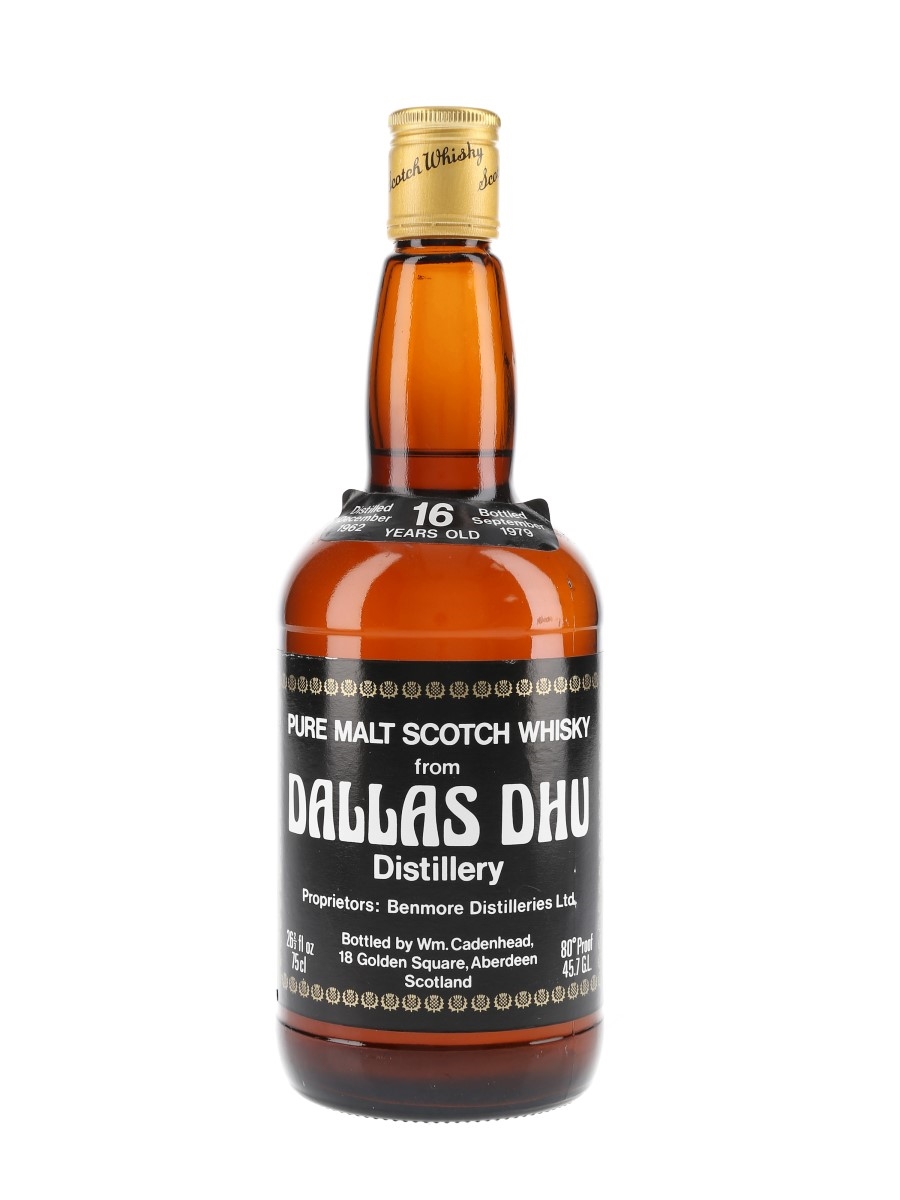Dallas Dhu 1962 16 Year Old Bottled 1979 - Cadenhead's 'Dumpy' 75cl / 45.7%