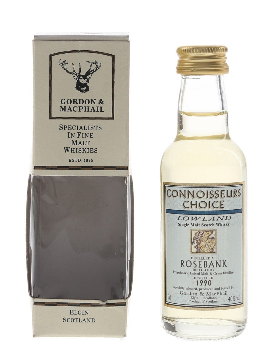 Rosebank 1990 Connoisseurs Choice Bottled 2000s - Gordon & MacPhail 5cl / 40%