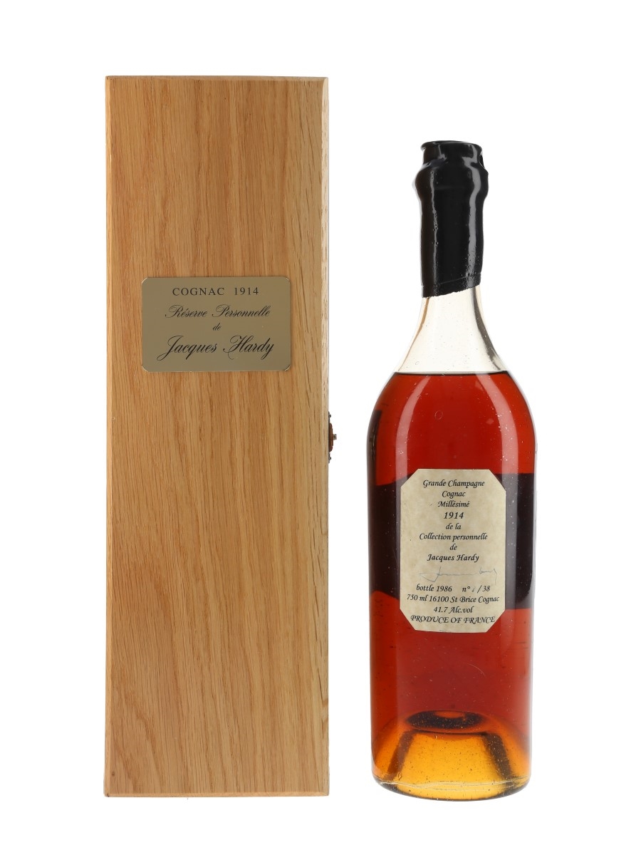 Jacques Hardy 1914 Grande Champagne Cognac - Lot 99765 - Buy/Sell