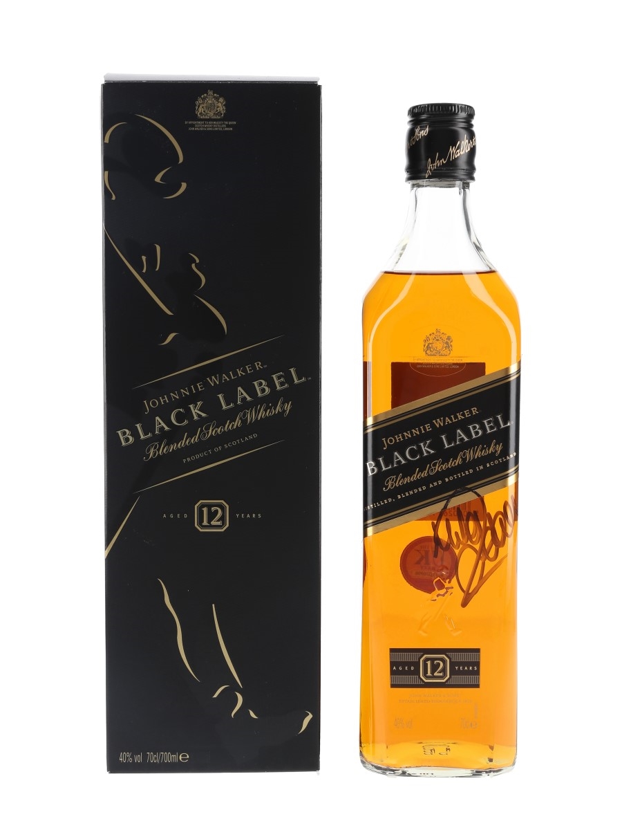 Johnnie Walker Black Label 12 Year Old Signed By Mike Tindall 70cl / 40%