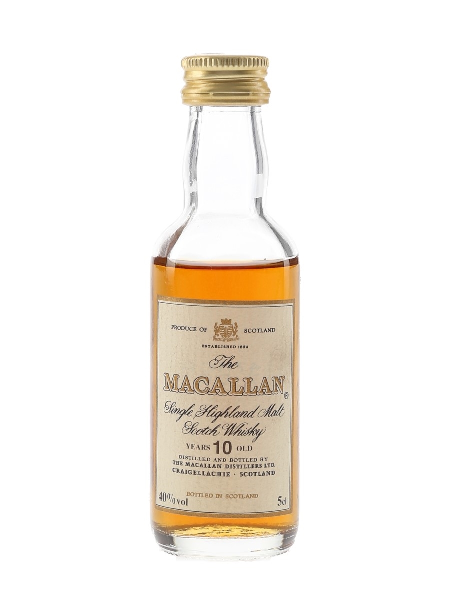 Macallan 10 Year Old Bottled 1990s 5cl / 40%