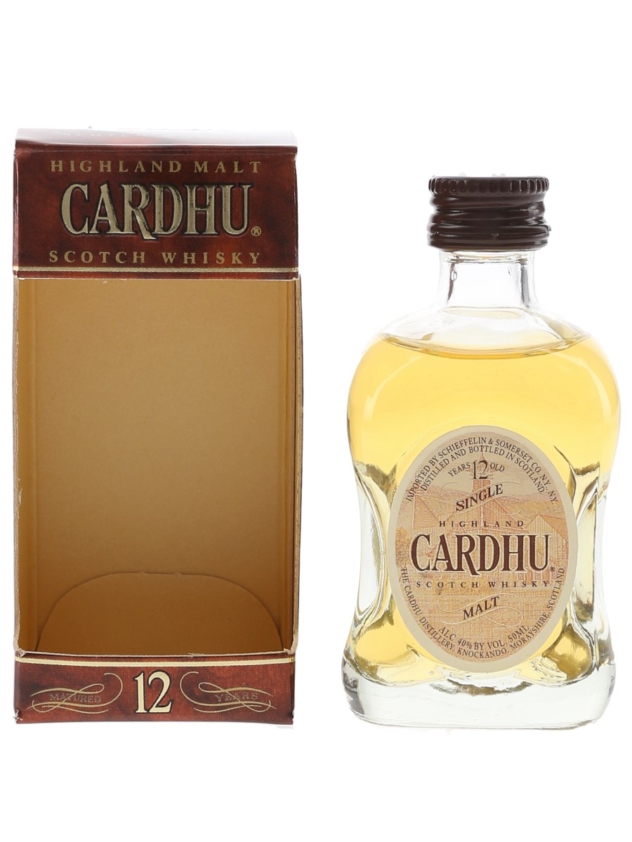 Cardhu 12 Year Old Bottled 1990s - Schieffelin & Somerset 5cl / 40%