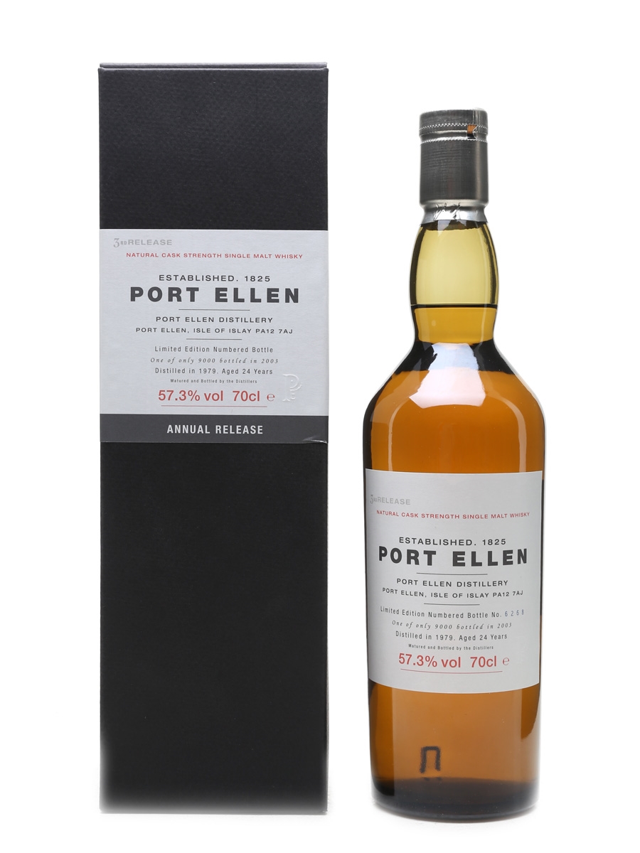 Port Ellen 1979 – 3rd Release 24 Years Old 70cl / 57.3%
