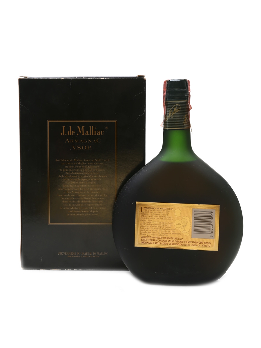 J De Malliac VSOP Armagnac - Lot 11326 - Buy/Sell Armagnac Online