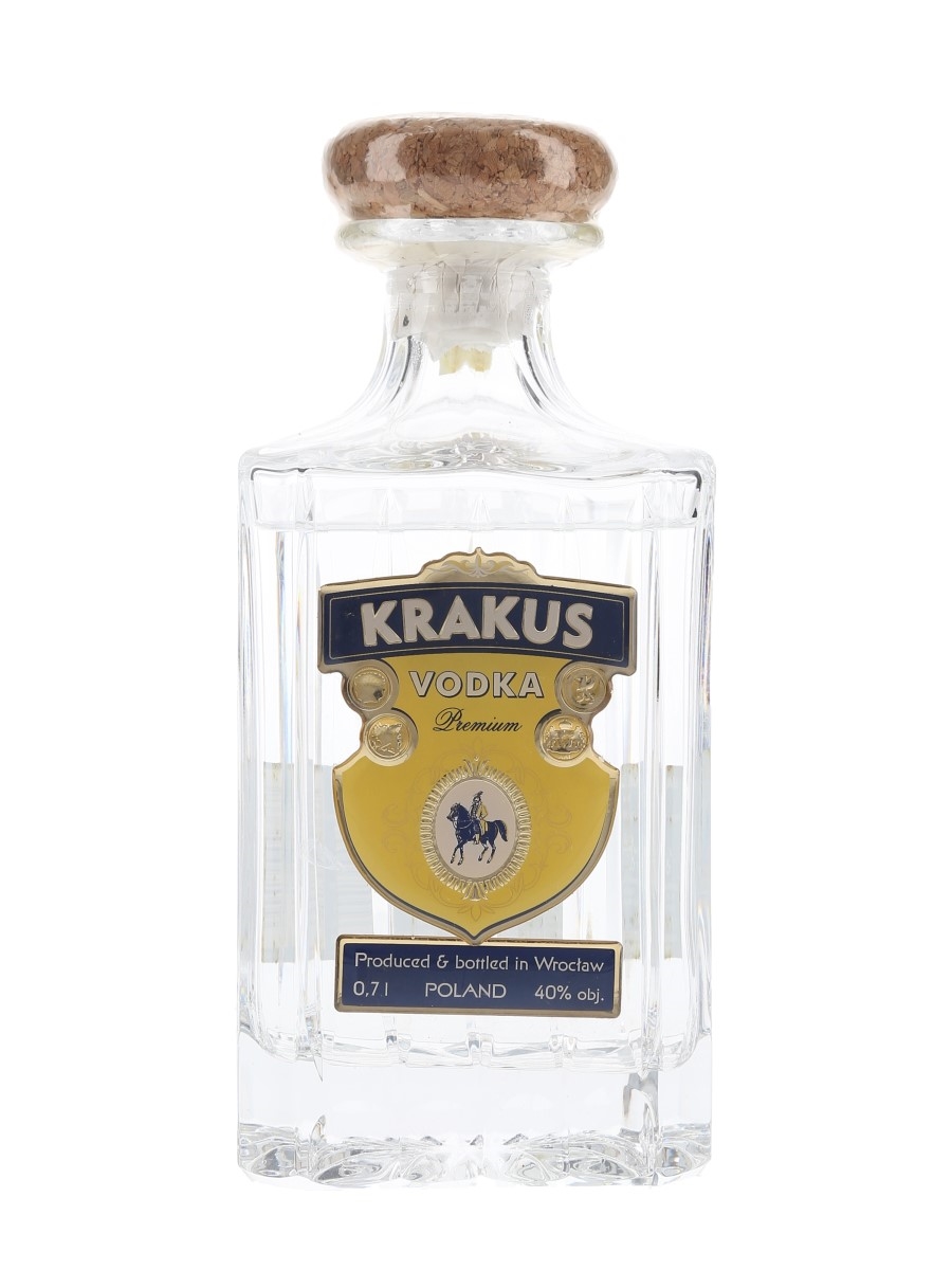 Krakus Premium Vodka Crystal Decenater 70cl / 40%