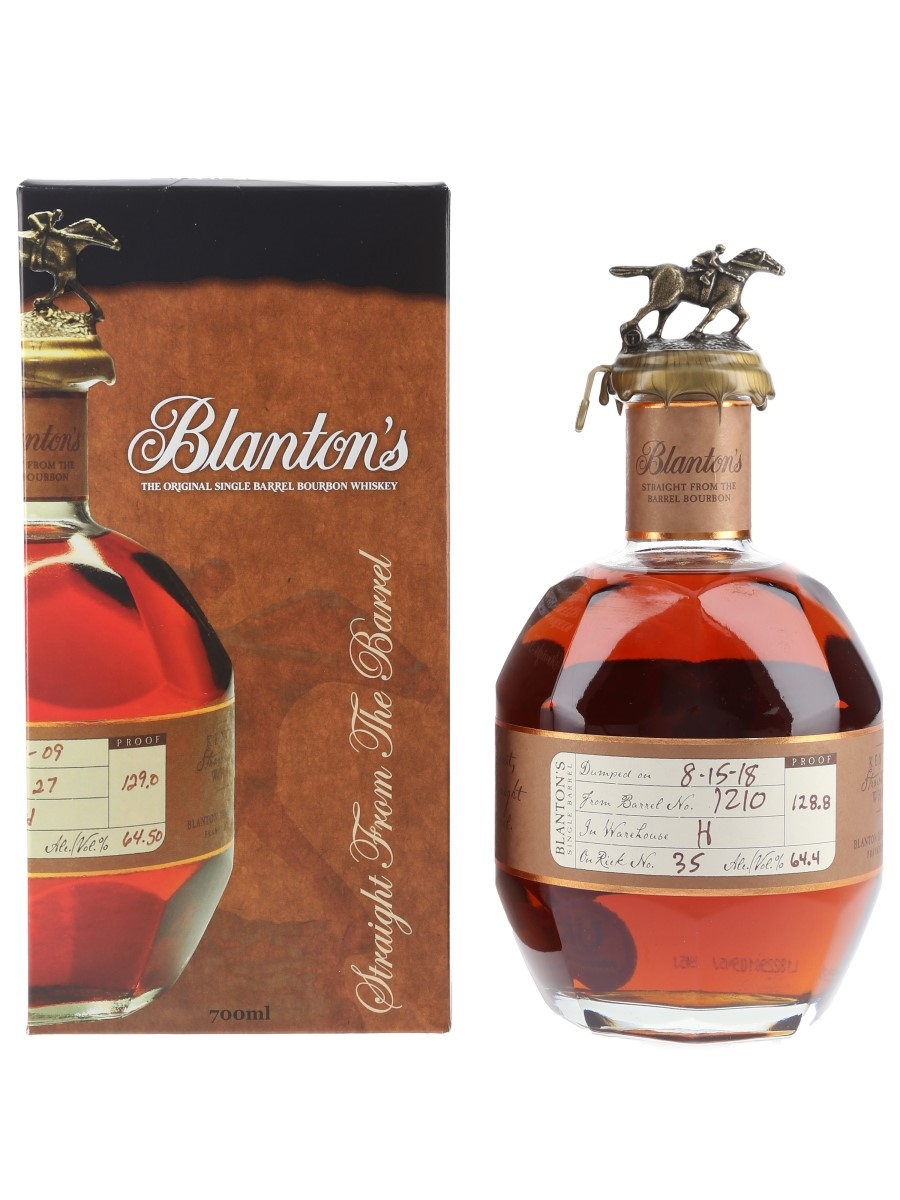 Blanton's Straight From The Barrel No. 1210 Bottled 2018 70cl / 64.4%