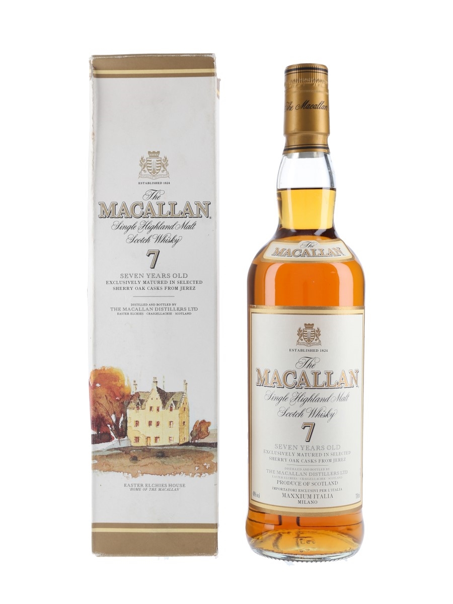 Macallan 7 Year Old Bottled 2000s - Maxxium Italia 70cl / 40%