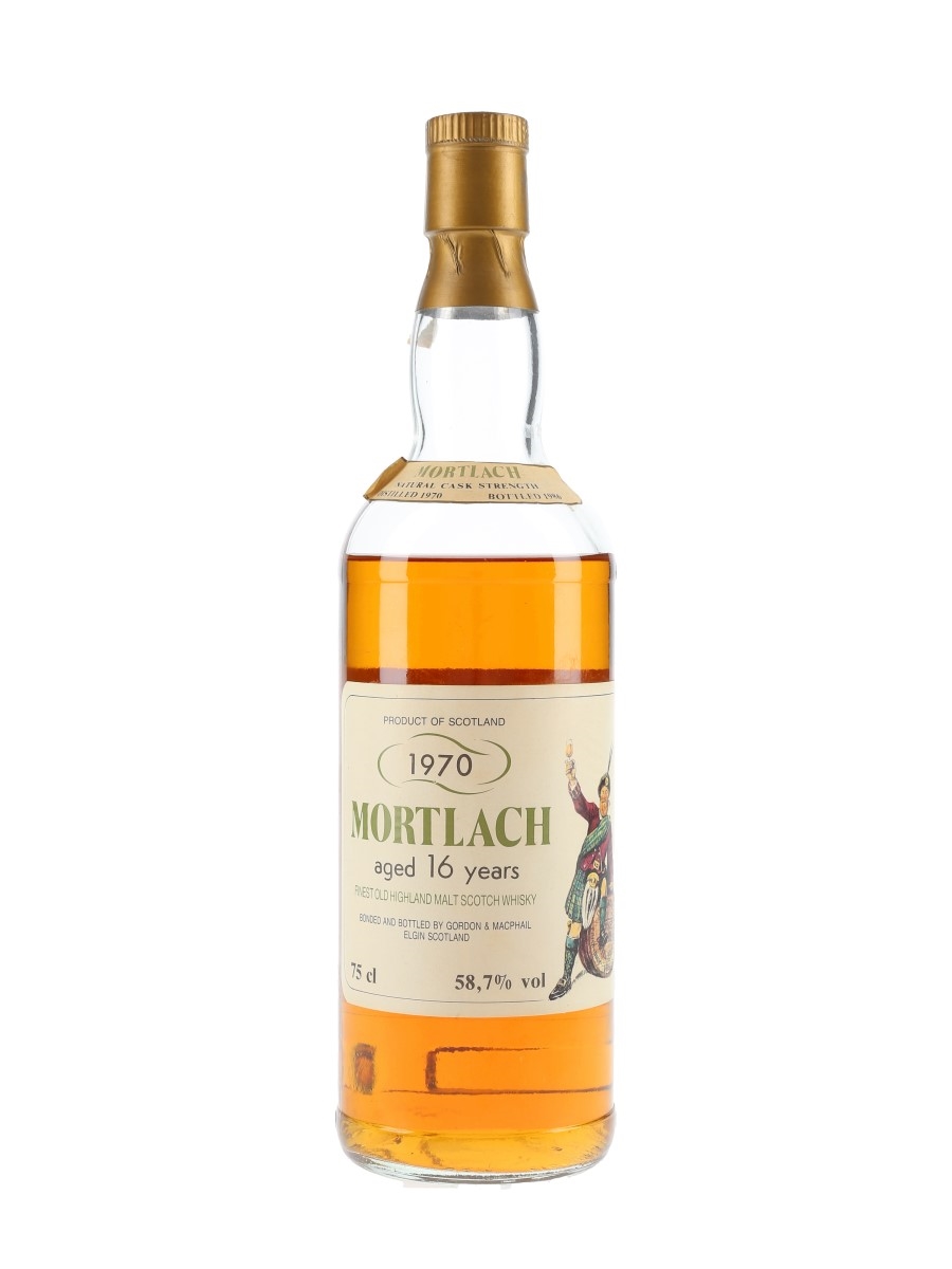 Mortlach 1970 16 Year Old Natural Cask Strength Bottled 1986 - Intertrade 75cl / 58.7%