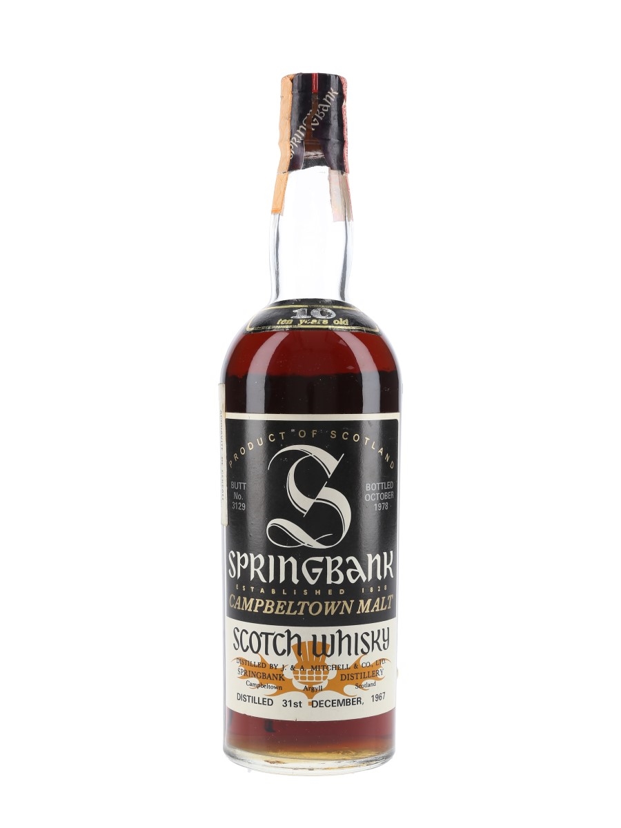 Springbank 10 Year Single Malt Scotch Whisky - Holiday Wine