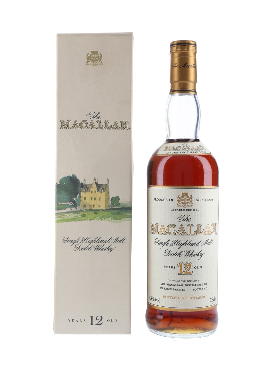 Macallan 12 Year Old Bottled 1980s 75cl / 43%