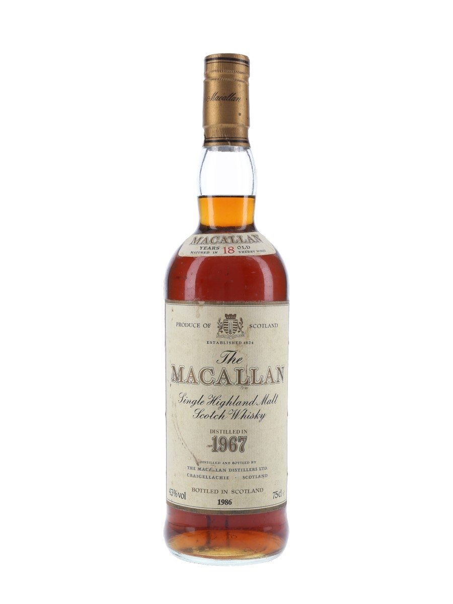 Macallan 1967 18 Year Old - Lot 99497 - Buy/Sell Macallan
