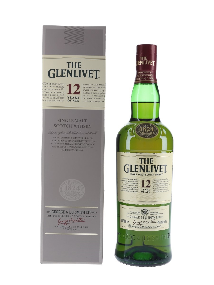 Glenlivet 12 Year Old Bottled 2012 70cl / 40%