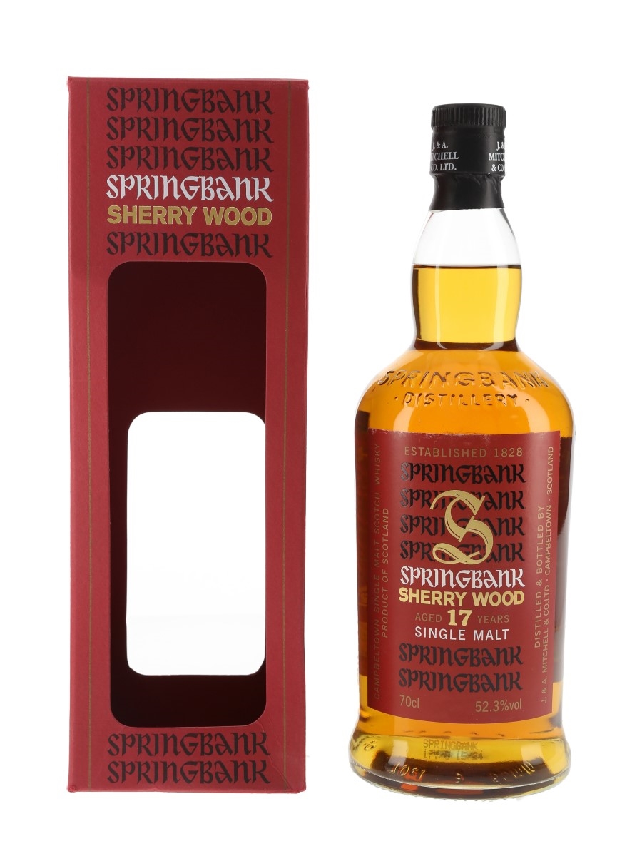Springbank 1997 17 Year Old Sherry Wood Bottled 2015 70cl / 52.3%
