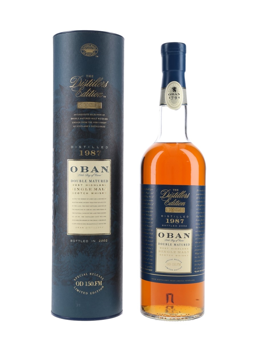 Oban 1987 Distillers Edition Bottled 2002 70cl / 43%