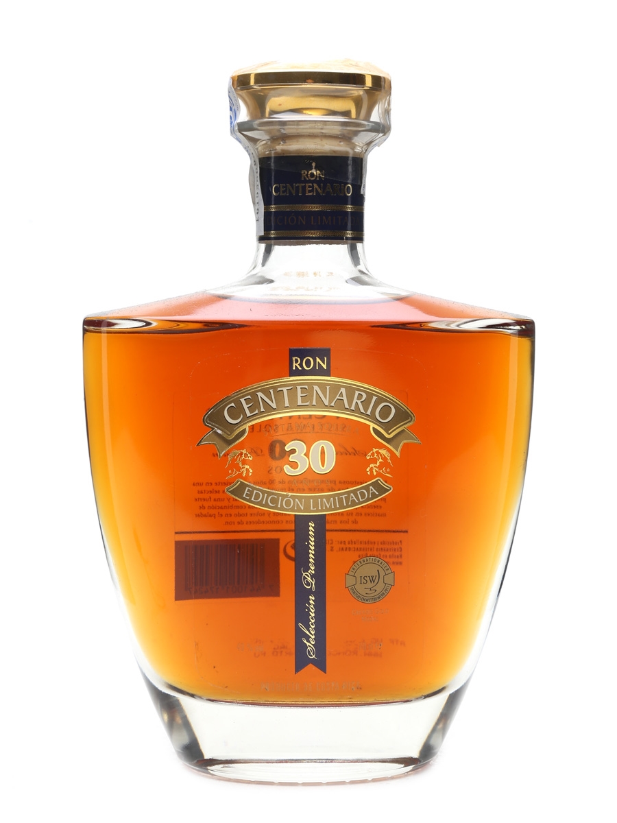 Ron Centenario 30 Year Old Rum Lot 10919 Whisky.Auction Whisky