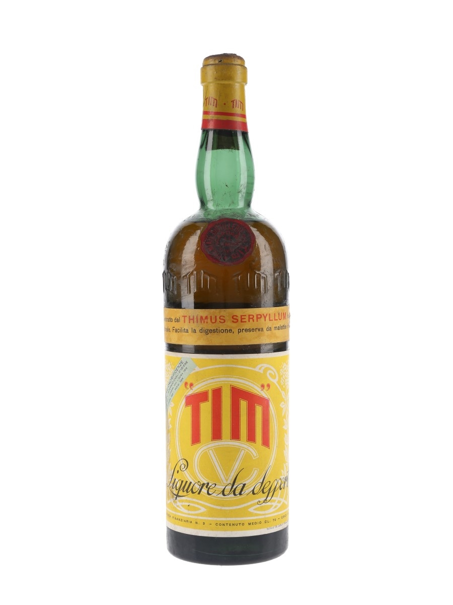 Tim Thimus Serpyllum Liquore Da Dessert Bottled 1940s 70cl / 38%