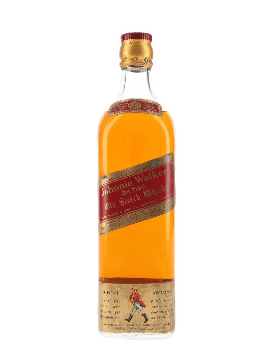 Johnnie Walker Red Label Bottled 1968 - Breuval & Cie 75cl / 43%