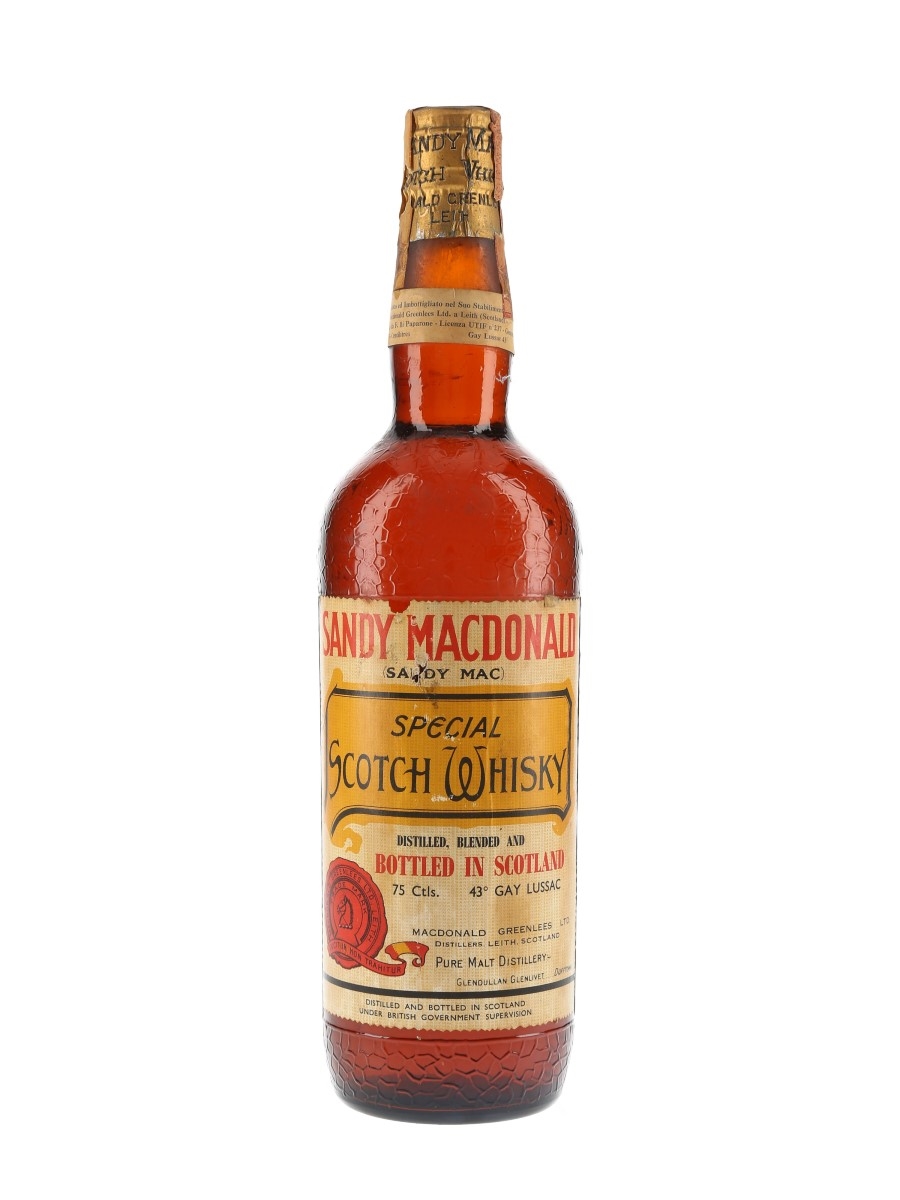 Sandy MacDonald Special Spring Cap Bottled 1960s - Paparone 75cl / 43%