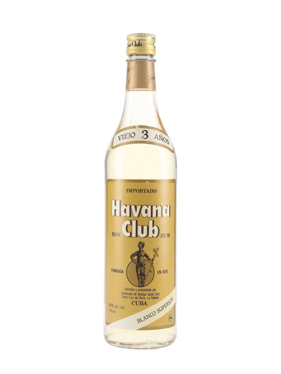 Havana Club 3 Year Old Blanco Superior Bottled 1980s 75cl / 40%