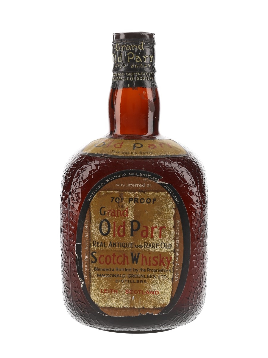 Grand Old Parr Spring Cap Bottled 1950s 75cl / 40%