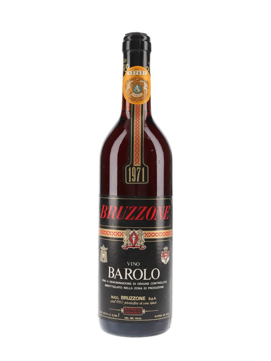 Bruzzone Vino Barolo 1971  72cl / 13.5%
