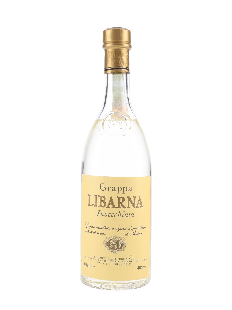 Buton Grappa Libarna Invecchiata Bottled 1990s 70cl / 40%