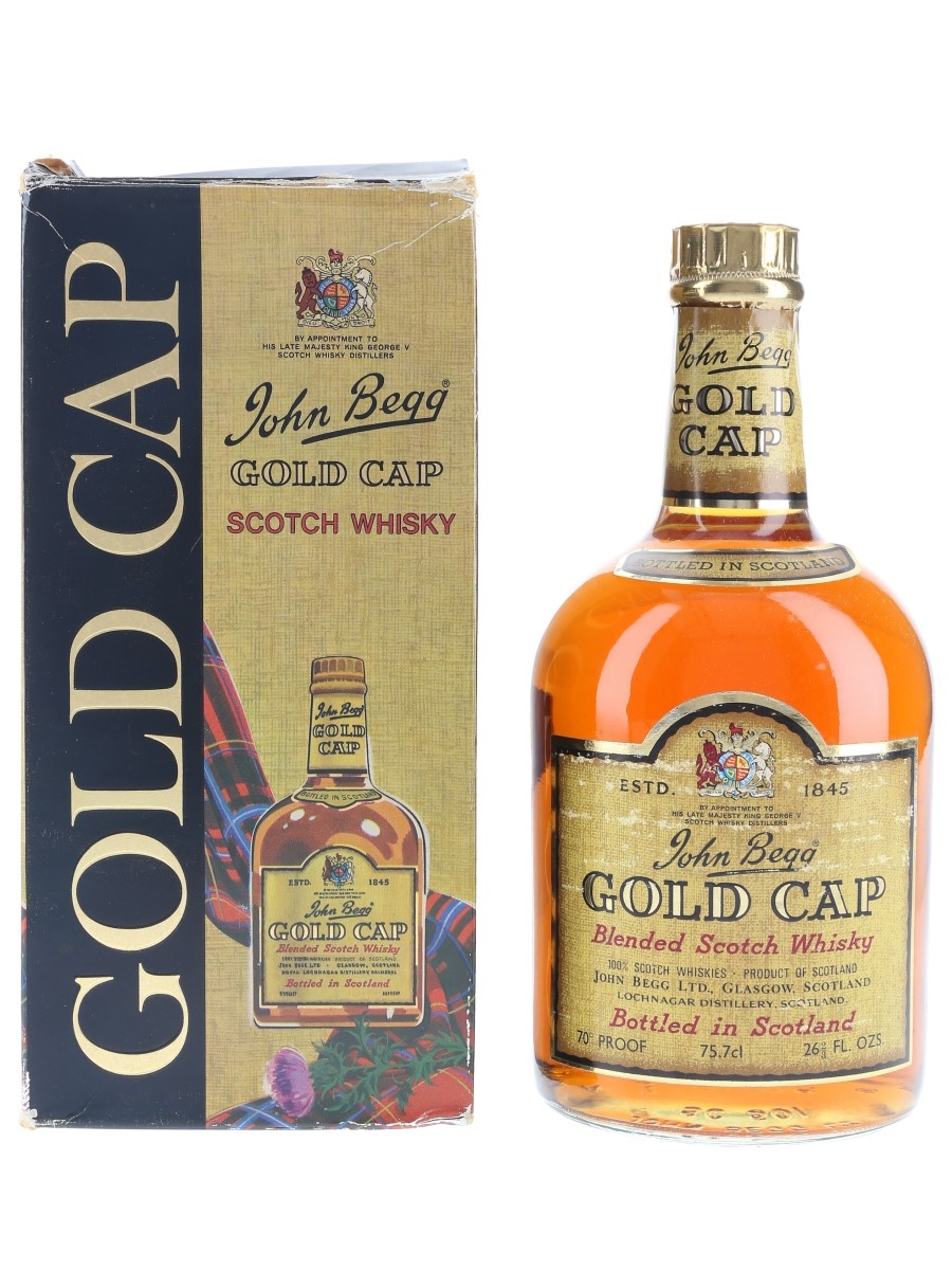 John Begg Gold Cap Bottled 1970s 75.7cl / 40%