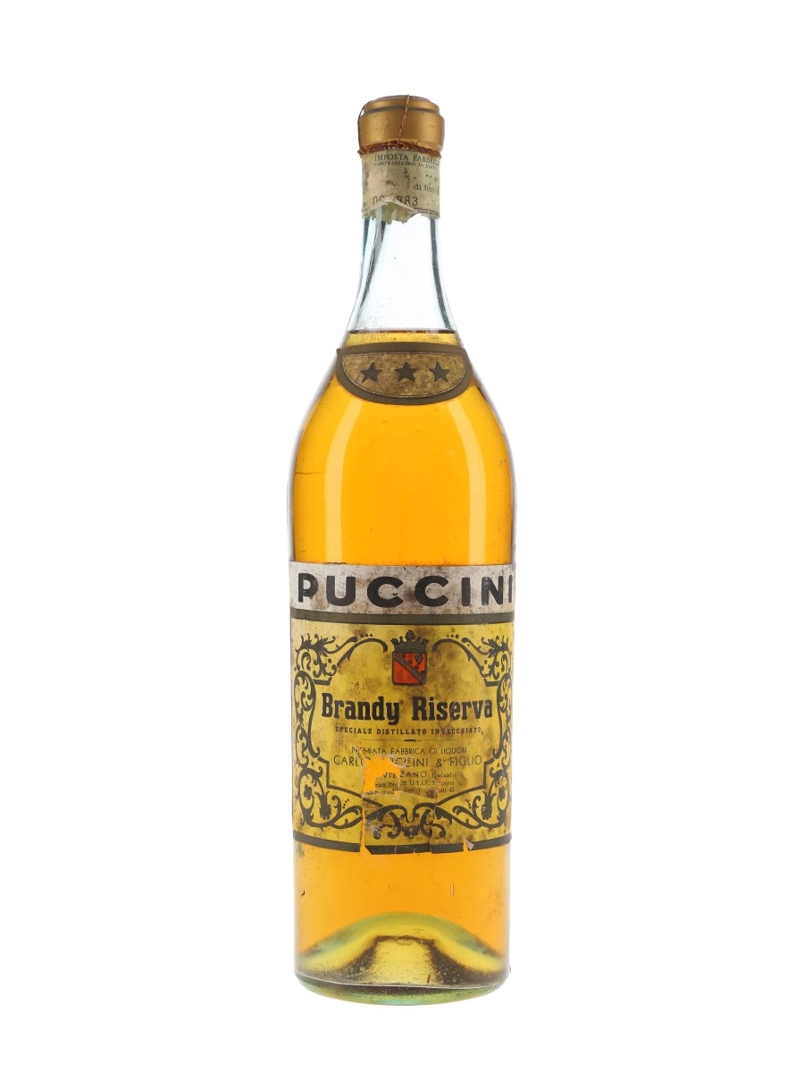 Puccini 3 Star Bandy Riserva Bottled 1950s-1960s 100cl / 42%