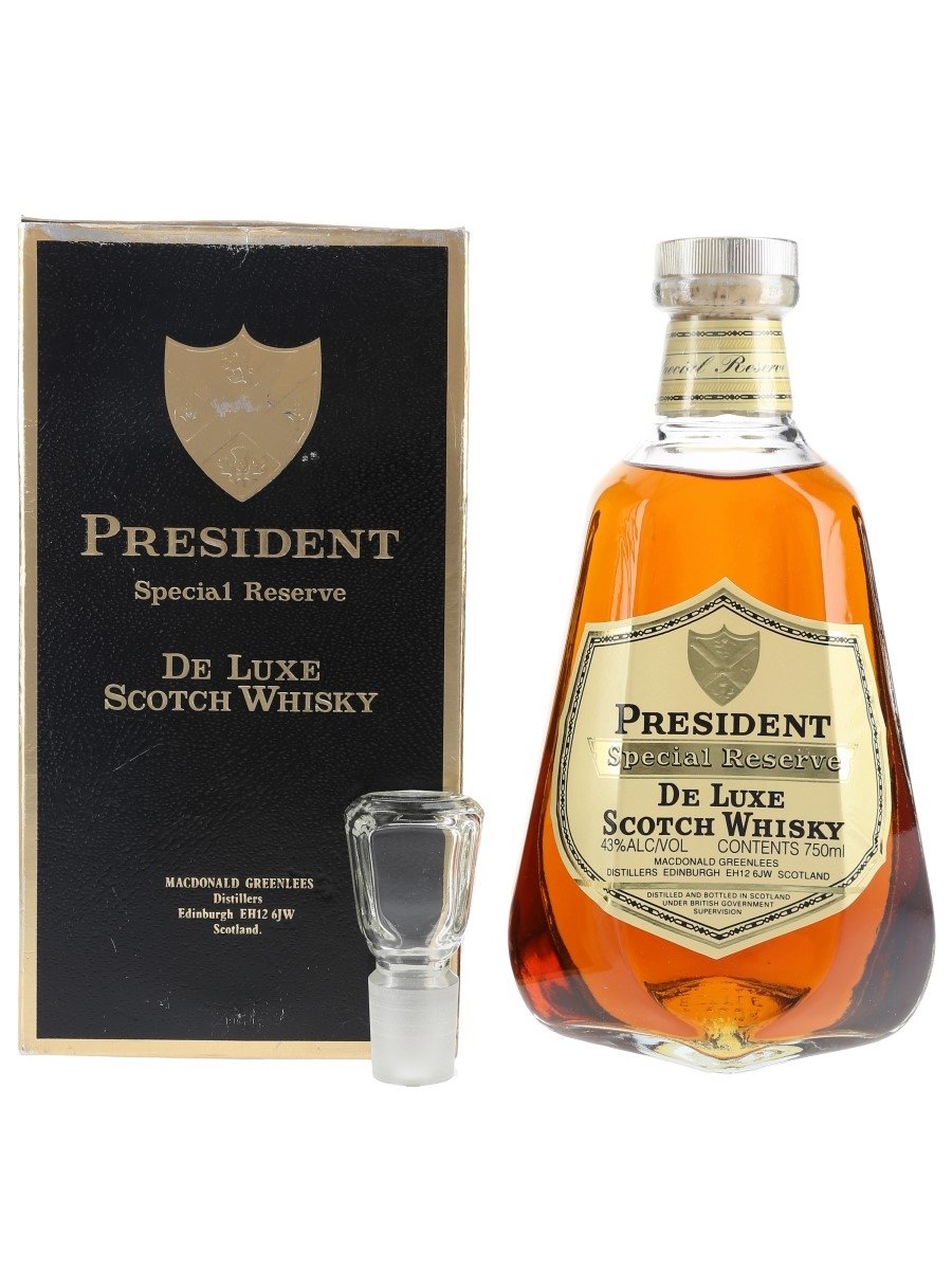 President Special Reserve De Luxe Bottled 1980s 75cl / 43%