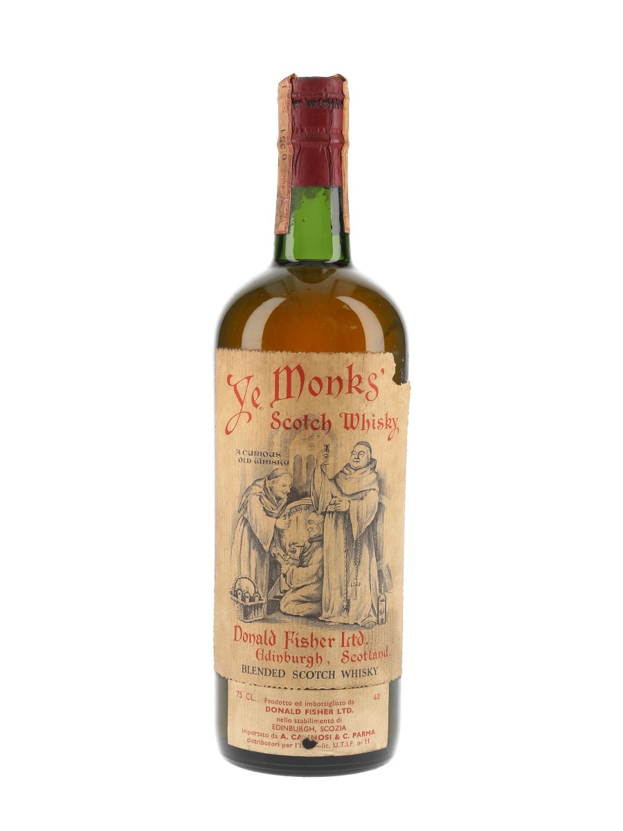 Ye Monks Scotch Whisky Spring Cap Bottled 1960s 75cl / 43%