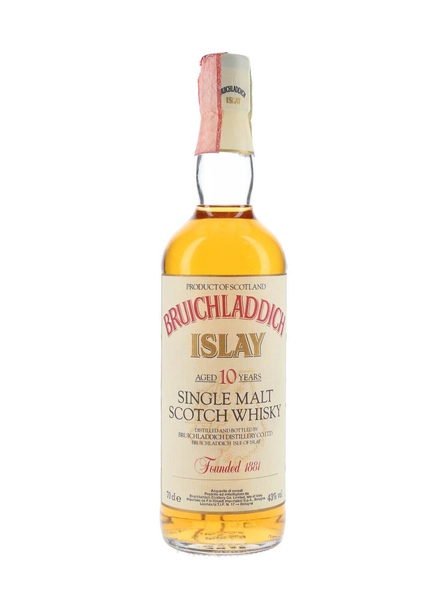 Bruichladdich 10 Year Old Bottled 1990s - Rinaldi 70cl / 43%