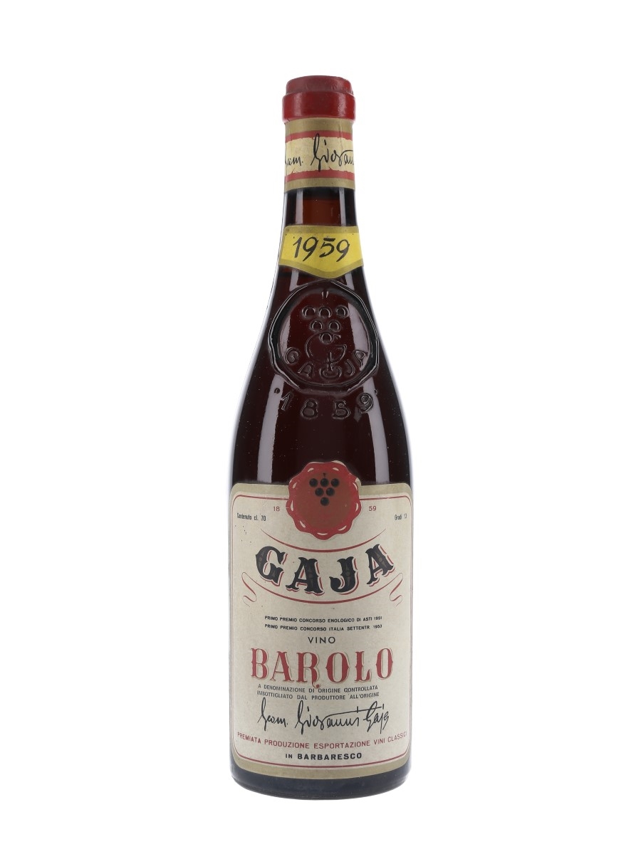 Gaja Barolo 1959  70cl / 13%