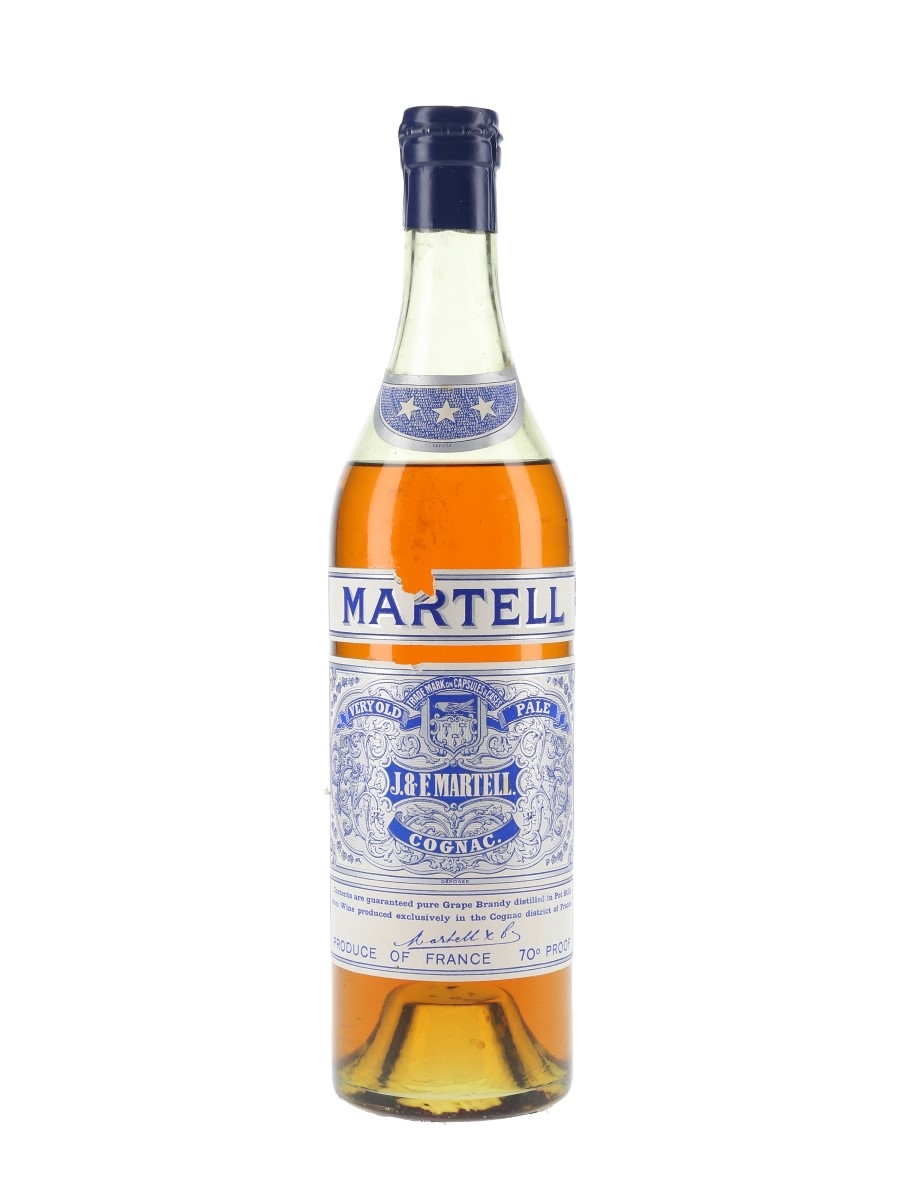 Martell 3 Star VOP Spring Cap Bottled 1950s-1960s 70cl / 40%