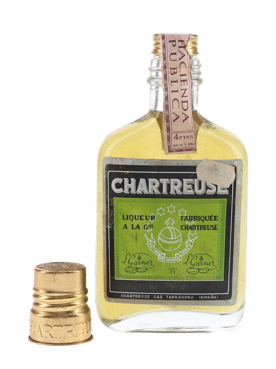 Chartreuse Green Bottled 1960s-1970s - Tarragona 20cl / 55%