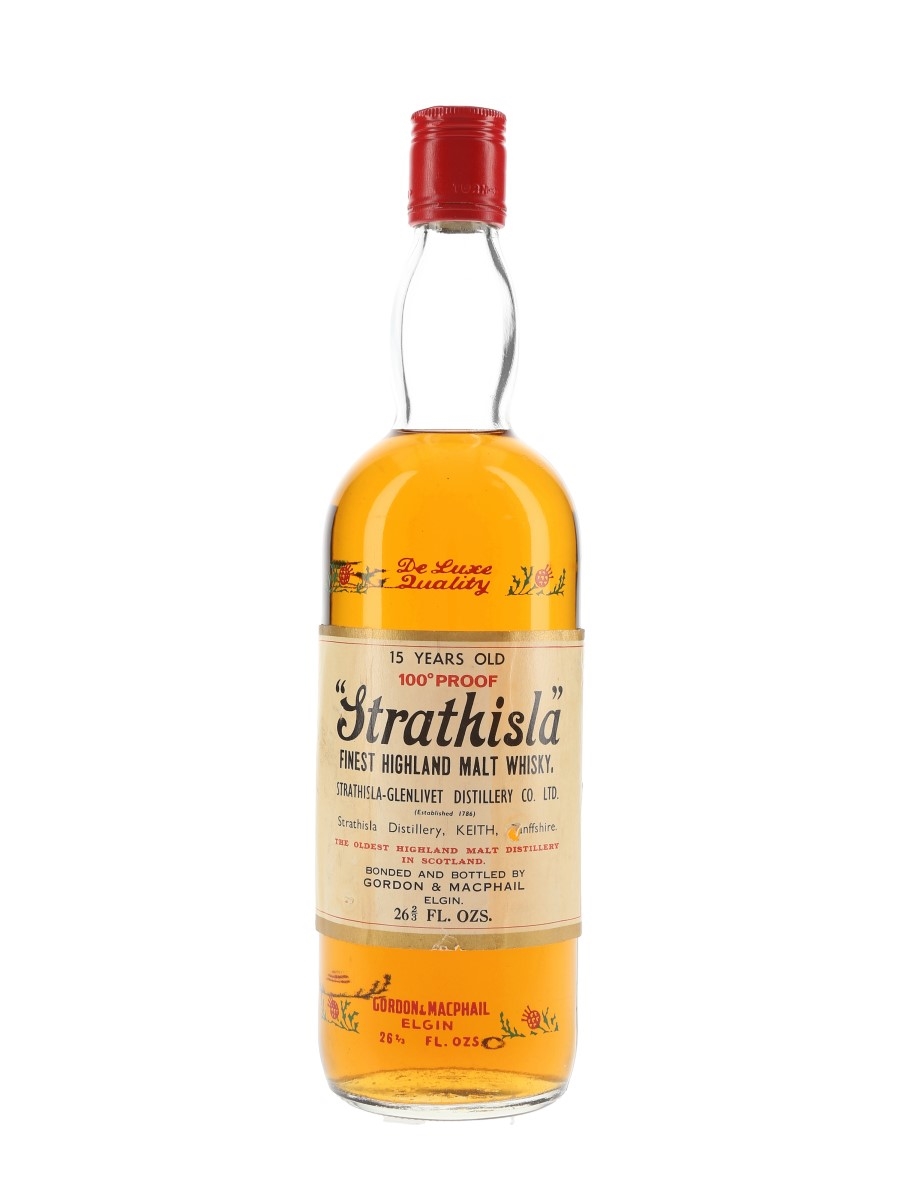 Strathisla 15 Year Old 100 Proof Bottled 1960s - Gordon & MacPhail 75.7cl / 57%