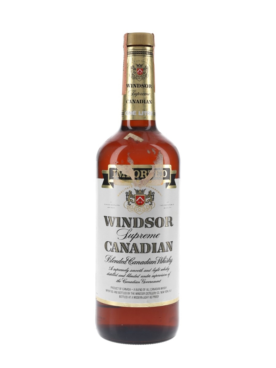 Windsor Supreme Canadian Whisky Lot 99549 Buy Sell World Whiskies windsor-canadian-whiskey-reviews-2019