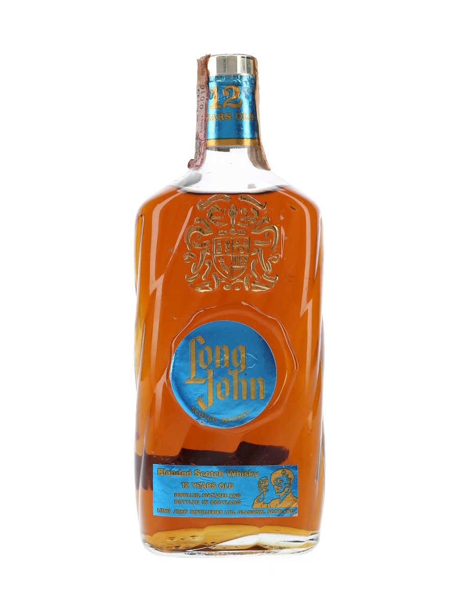Long John 12 Year Old Bottled 1960s - Stock 75cl / 43%