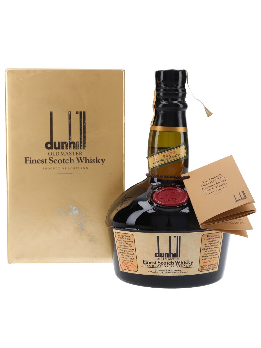 Dunhill Old Master Finest Scotch Whisky - Lot 99968 - Buy/Sell