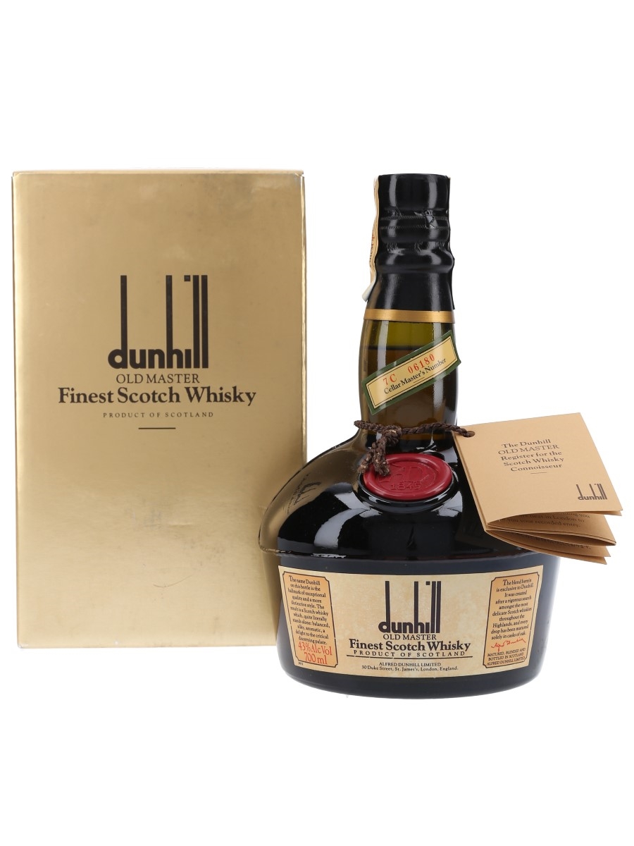 Dunhill Old Master Finest Scotch Whisky - Lot 101259 - Buy/Sell